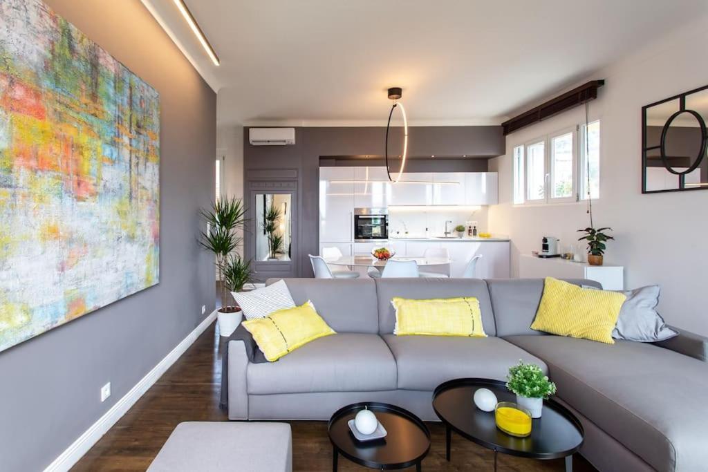 #24 Marie-Claire Suite Sea View/Balcony/Ac/5Min Port فيليوفرُنش سور مير المظهر الخارجي الصورة